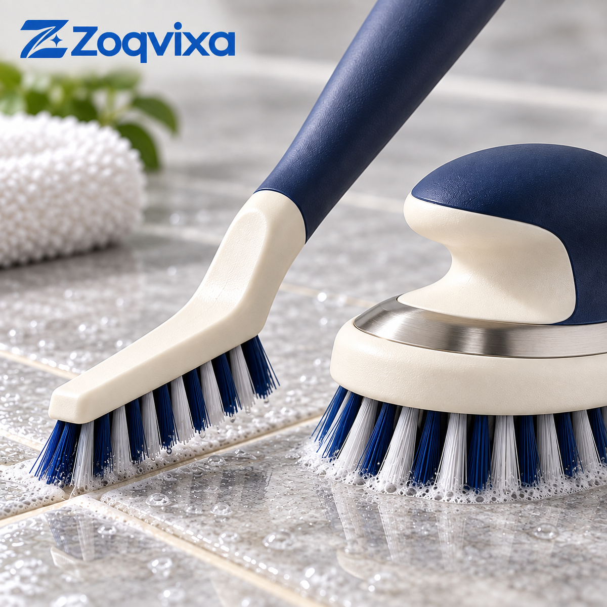 Zoqvixa™ Grout & Tile Brush Duo