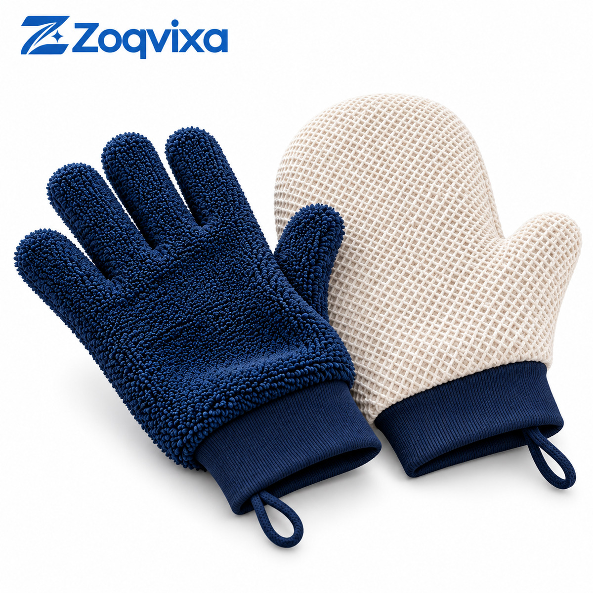 Zoqvixa™ Cleaning Glove & Mesh Mitt Set