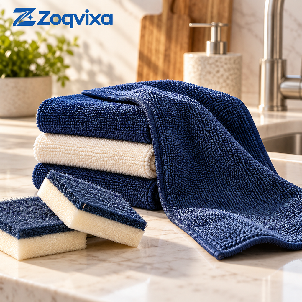 Zoqvixa™ Kitchen Cleaning Cloth & Sponge Set