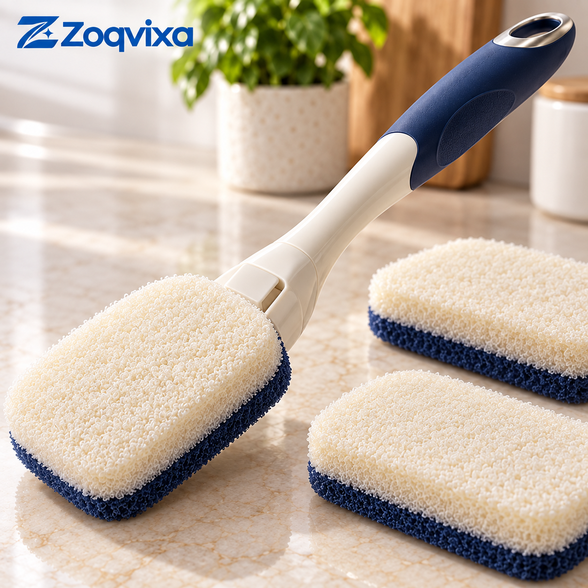 Zoqvixa™ Dish Sponge Wand with 2 Refills
