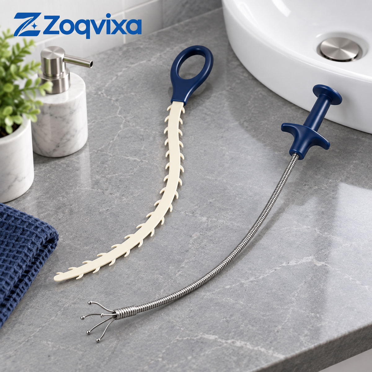 Zoqvixa™ Drain Hair Remover & Grabber Set