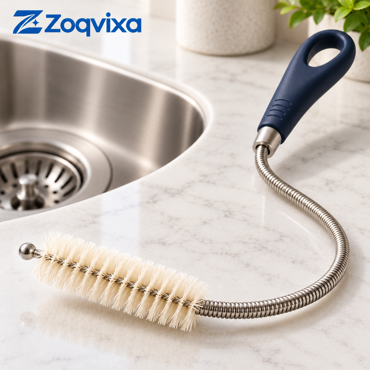 Zoqvixa™ Flexible Sink Drain Brush