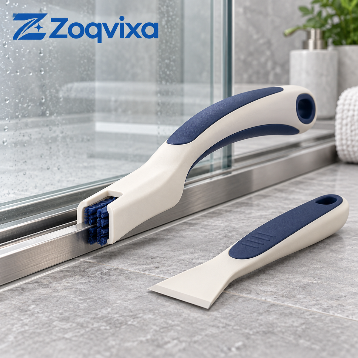 Zoqvixa™ Shower Track Brush & Scraper Set