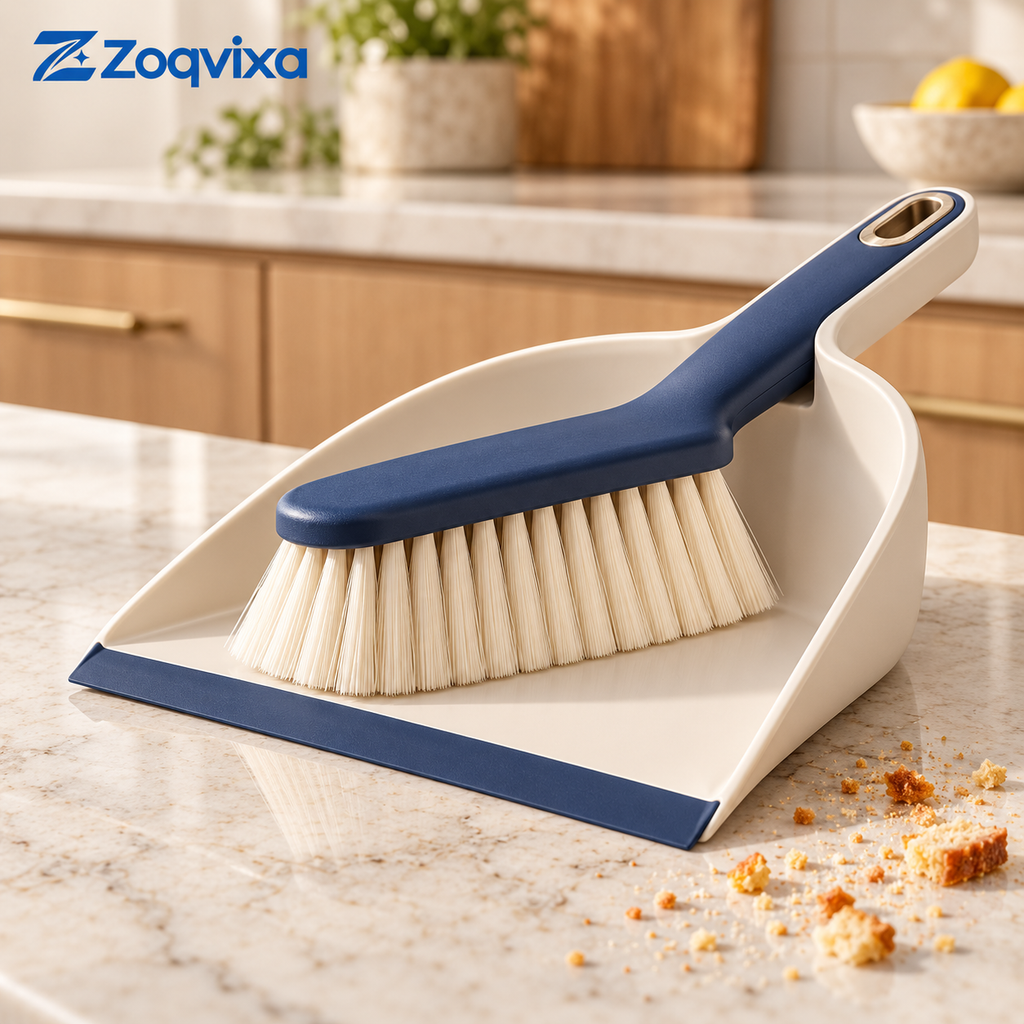 Zoqvixa™ Countertop Brush & Dustpan Set