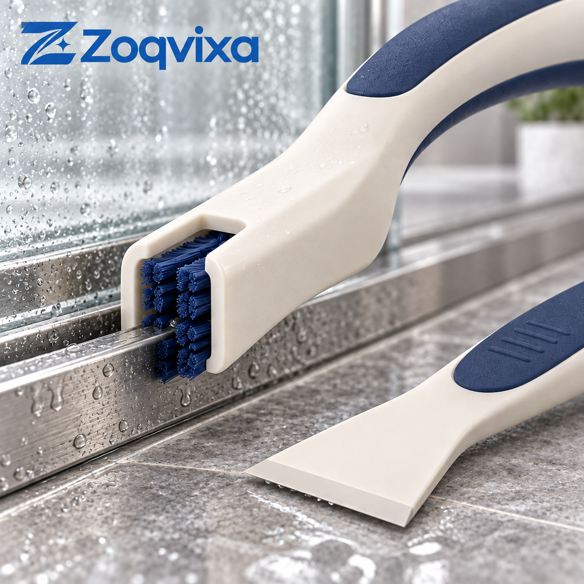 Zoqvixa™ Shower Track Brush & Scraper Set