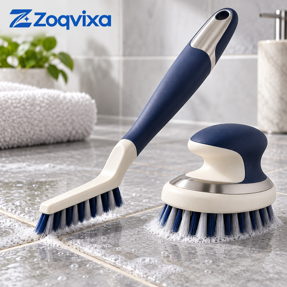Zoqvixa™ Grout & Tile Brush Duo