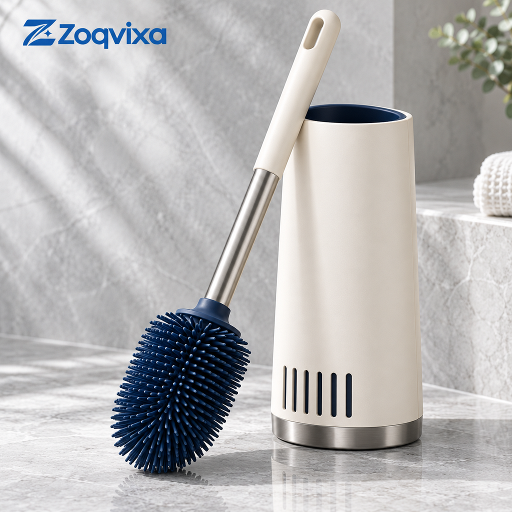 Zoqvixa™ Toilet Brush & Vented Holder