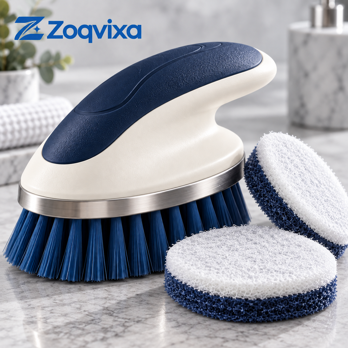 Zoqvixa™ Handheld Scrub Brush & Pad Set
