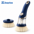 Zoqvixa™ Soap-Dispensing Dish Brush Set