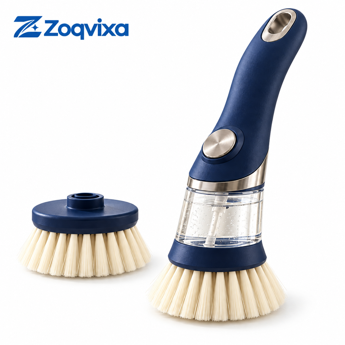 Zoqvixa™ Soap-Dispensing Dish Brush Set