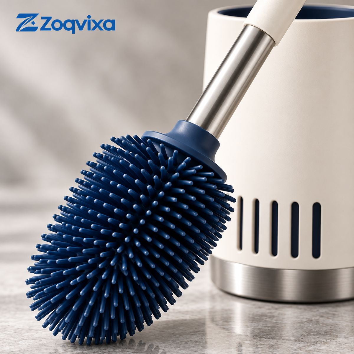 Zoqvixa™ Toilet Brush & Vented Holder