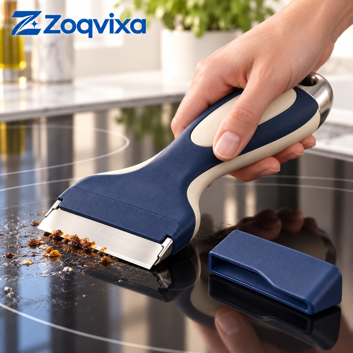 Zoqvixa™ Cooktop Scraper with Blade Cover
